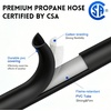 image:imageGasSaf 5 FT Propane Adapter Hose with Griddle Regulator5 FTG