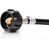 image:imageGasSaf 5 FT Propane Adapter Hose with Griddle Regulator5 Feet