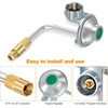 image:imageGasSaf 5 FT Propane Adapter Hose with Griddle RegulatorGriddles Regulator