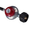image:imageGasSaf 5FT 20 PSI Adjustable High Pressure Propane Regulator with Hose5 Feet