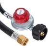image:imageGasSaf 5FT 20 PSI Adjustable High Pressure Propane Regulator with Hose5 Feet