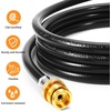 image:imageGasSaf 5FT Propane Hose Propane Adapter 1lb to 20lb Converter10 Feet