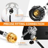 image:imageGasSaf 5FT Propane Hose Propane Adapter 1lb to 20lb Converter15 Feet