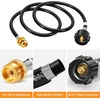 image:imageGasSaf 5FT Propane Hose Propane Adapter 1lb to 20lb Converter5 Feet