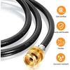 image:imageGasSaf 5FT Propane Hose Propane Adapter 1lb to 20lb Converter5 Feet