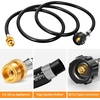 image:imageGasSaf 5FT Propane Hose Propane Adapter 1lb to 20lb Converter6 Feet