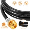 image:imageGasSaf 5FT Propane Hose Propane Adapter 1lb to 20lb Converter6 Feet