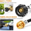 image:imageGasSaf 5FT Propane Hose Propane Adapter 1lb to 20lb Converter8 Feet