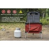 image:imageGasSaf 5FT Propane Hose Propane Adapter Hose with Gauge12 Feet