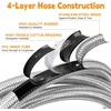 image:imageGasSaf 5FT Propane Hose Propane Adapter Hose with Gauge5 Feet