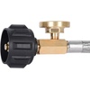 image:imageGasSaf 5FT Propane Hose Propane Adapter Hose with GaugeUpgraded 5 Feet