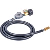image:imageGasSaf 5FT Propane Regulator with Hose Griddles Regulator and Gauge5 FeetG