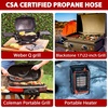 image:imageGasSaf 6FT Quick Connect Propane Hose for RV to Grill8 FT