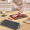 image:imageGasSaf Cast Iron Reversible Griddle With Handles 20 Inch x 105 Inch Big Grill Pan For Stovetop15 x 83 x 05