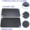 image:imageGasSaf Cast Iron Reversible Griddle With Handles 20 Inch x 105 Inch Big Grill Pan For Stovetop20 x 10 x 05