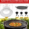 image:imageGasSaf Cast Iron Reversible Griddle With Handles 20 Inch x 105 Inch Big Grill Pan For StovetopG112x12