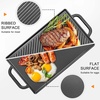image:imageGasSaf Cast Iron Reversible Griddle With Handles 20 Inch x 105 Inch Big Grill Pan For StovetopG315x9