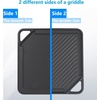 image:imageGasSaf Cast Iron Reversible Griddle with Handles 12 Heavy Duty Double Sided Grill Pan Perfect for Stove Tops and Gas Grills10 x 10