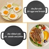 image:imageGasSaf Cast Iron Reversible Griddle with Handles 12 Heavy Duty Double Sided Grill Pan Perfect for Stove Tops and Gas Grills12 x 12