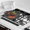 image:imageGasSaf Cast Iron Reversible Griddle with Handles 12 Heavy Duty Double Sided Grill Pan Perfect for Stove Tops and Gas Grills12 x 12