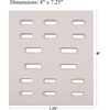 image:imageGasSaf Ceramic Brick Replacement for Barbeques Galore Grand Turbo Grand Hall Members Mark Grills 4 Packs Heat Plate Flame Tamer 7 116 L x 4 34 W x 12 H12Pack8 x 725 6 pcs