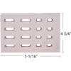 image:imageGasSaf Ceramic Brick Replacement for Barbeques Galore Grand Turbo Grand Hall Members Mark Grills 4 Packs Heat Plate Flame Tamer 7 116 L x 4 34 W x 12 H12Pack7116 x 434 12 pcs