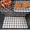 image:imageGasSaf Ceramic Briquettes Replacement for Select Turbo Nexgrill Gas Grill Models 2 x 2 x 08 inch Set of 50 pcs100Pack