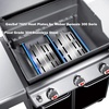 image:imageGasSaf Heat Deflector Replacement for Weber 7622 65505 Genesis 300 Series E310 E320 E330 S310 S320 S330 Grill Part with Front Control Knobs 2011 amp Newer Porcelain enameled Heat PlatesSilver 304 Stainless Steel