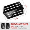 image:imageGasSaf Heat Deflector Replacement for Weber 7622 65505 Genesis 300 Series E310 E320 E330 S310 S320 S330 Grill Part with Front Control Knobs 2011 amp Newer Porcelain enameled Heat PlatesBlack Porcelain Steel