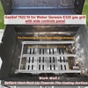 image:imageGasSaf Heat Deflector Replacement for Weber 7622 65505 Genesis 300 Series E310 E320 E330 S310 S320 S330 Grill Part with Front Control Knobs 2011 amp Newer Porcelain enameled Heat PlatesSilver 304 Stainless Steel
