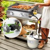 image:imageGasSaf Propane Regulator with Hose 4 Feet Griddle Propane Adapter Fits3 FT