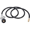 image:imageGasSaf Propane Regulator with Hose 4 Feet Griddle Propane Adapter Fits4 FT