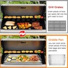 image:imageGasSaf Universal Stainless Steel Griddle 25 x 16 Rectangular Cooking Griddle Plate Insert for Gas GrillsStove Large Grill Flat Top Pan with Grease Groove and Removable Handles for Camping25 x 16 x 28