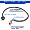 image:imageGassaf 3FT Propane Refill Adapter Hose Fill 1 Pound Bottles from 20lb Tank with ONOFF Control Valve