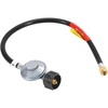 image:imageGasSaf 12FT Propane Regulator with Hose Grill Regulator ReplacementRubber