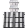 image:imageGasSaf 195 Inch Grill Grates and Heat Deflector Replacement for Weber 65505 7622 Weber Genesis 300 Genesis EPS 310 320 330 with Front Mounted Control Panels Gas Grills