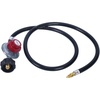 image:imageGasSaf 4FT 010PSI Adjustable High Pressure Propane Regulator4 Feet Black