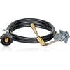 image:imageGasSaf 5 FT Propane Adapter Hose with Griddle Regulator5 Feet