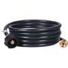 image:imageGasSaf 5FT Propane Hose Propane Adapter 1lb to 20lb Converter12 Feet