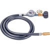 image:imageGasSaf 5FT Propane Regulator with Hose Griddles Regulator and Gauge5 FeetG