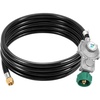 image:imageGasSaf 5FT Two Stage Propane Regulator with Hose15 Feet