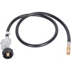 image:imageGasSaf Propane Regulator with Hose 4 Feet Griddle Propane Adapter Fits4 FT