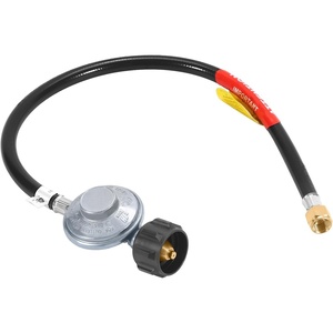 image:imageGasSaf 12 Feet Propane Regulator Hose Propane Grill Regulator with HoseRubber