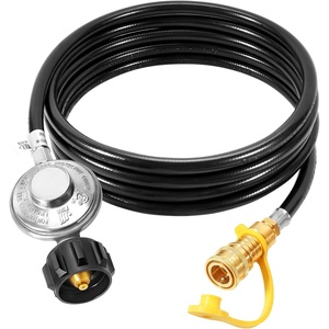 image:imageGasSaf 12ft Propane Regulator with Hose12 FT