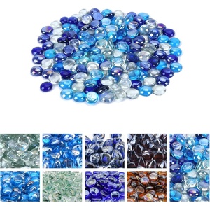 image:imageGasSaf 34 Inch Blended Fire Glass Beads for Outdoor Fire Pit 10 PoundBlended