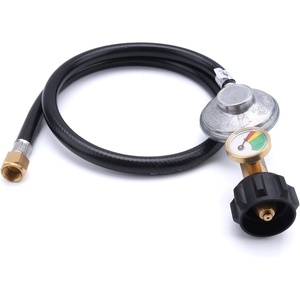image:imageGasSaf 3FT Propane Regulator with Hose Propane Gas Regulators and Gauge4