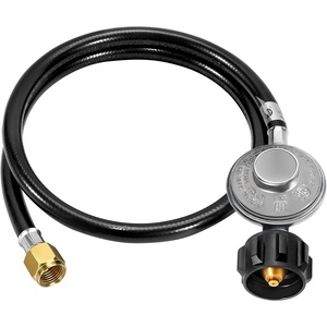 image:imageGasSaf 3FT Propane Regulator with Hose Propane Gas Regulators and GaugeBack