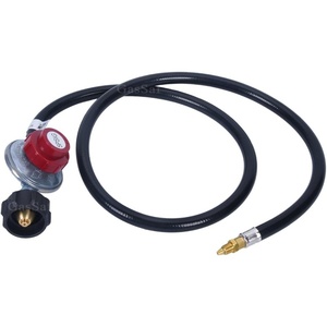 image:imageGasSaf 4FT 010PSI Adjustable High Pressure Propane Regulator4 Feet Black