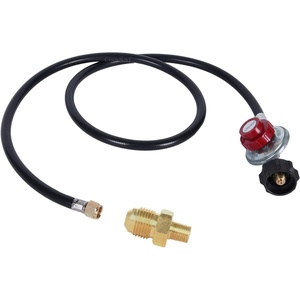 image:imageGasSaf 5FT 20 PSI Adjustable High Pressure Propane Regulator with Hose5 Feet