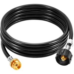 image:imageGasSaf 5FT Propane Hose Propane Adapter 1lb to 20lb Converter15 Feet